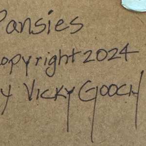 Pansies by Vicky Gooch  Image: Painting Back Copyright Notice