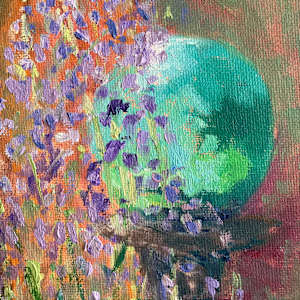 Magical Gazing Ball by Nancy Sterling Tyler 