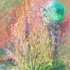 Magical Gazing Ball by Nancy Sterling Tyler 