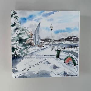 Winter Whiteness in Kelowna, Canada by Irina Bakumenko BEEBLAGOART 