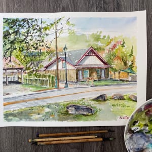 Home is where our story begins by Irina Bakumenko BEEBLAGOART 