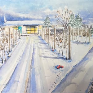 Winter in Okanagan # 504 by Irina Bakumenko BEEBLAGOART