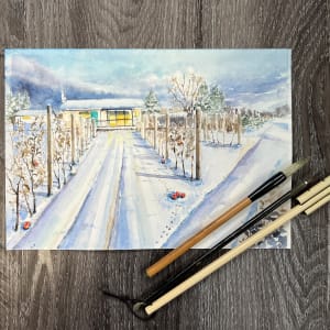 Winter in Okanagan # 504 by Irina Bakumenko BEEBLAGOART 
