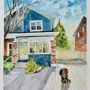 House Portrait #647 by Irina Bakumenko BEEBLAGOART, Image 4.