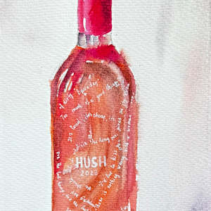 2023 Hush Rose, Dirty Laundry Winery, BC #604 by Irina Bakumenko BEEBLAGOART