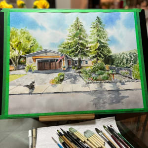 House Portrait # 323 by Irina Bakumenko BEEBLAGOART 