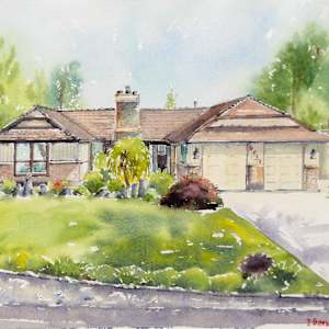 House Portrait # 635 by Irina Bakumenko BEEBLAGOART, Image 4.