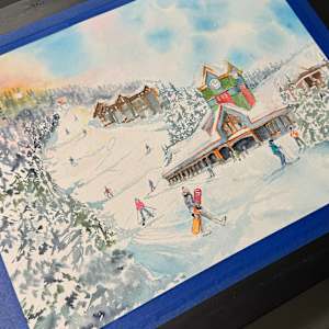 Big White Wonderland #548 by Irina Bakumenko BEEBLAGOART 