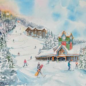 Big White Wonderland #548 by Irina Bakumenko BEEBLAGOART