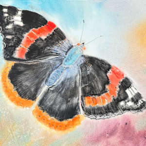 Pollinators of the City: Watercolor Journey. # 8(#534) by Irina Bakumenko BEEBLAGOART