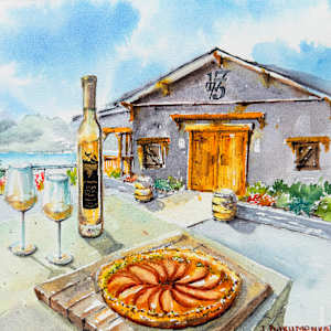 Bench 1775 Winery (Wine&Food Collection 2025) by Irina Bakumenko BEEBLAGOART, Image 1.