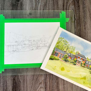 House Portrait # 331 by Irina Bakumenko BEEBLAGOART 