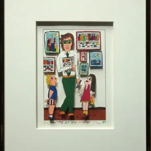 “Me At My Show” by James Rizzi 