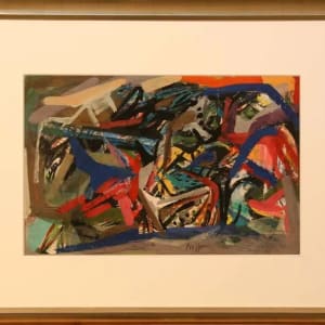 Untitled Abstract by Josef Presser  Image: Framed