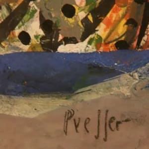 Untitled Abstract by Josef Presser  Image: Signature