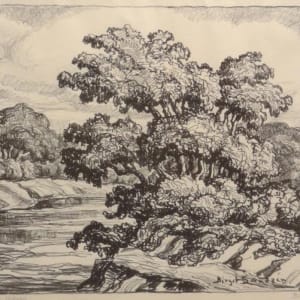 “Smoky River Willows” by Birger Sandzen