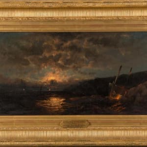 “Evening Encampment” by Elisha Taylor Baker 