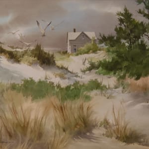 Beach House in the Dunes by Marion B. Brown