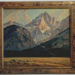 “Buck Mountain, Grand Teton Range Wyo” by Robert Clunie 