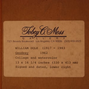 “Geodesy” by William Dole 