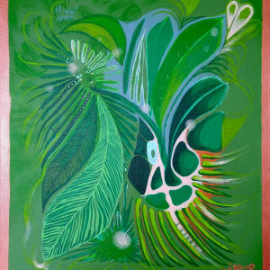 Green on Green II by MIRROR Art Duo