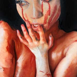 senses by SHI  Image: painting while in progress