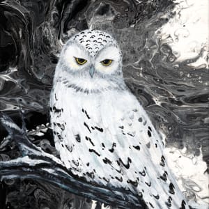 Snowy Owl by Linda K Bridges