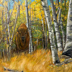 Bison Leaves by Linda K Bridges, Image 1.