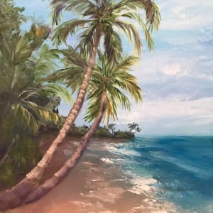 Palm Seascape by Deborah Setser