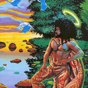 Shaman with Swans by Walt Wali Neil