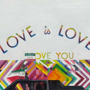 Love is Love, Women Life Freedom; Beverly Hills, Calif. by Emily Wallerstein