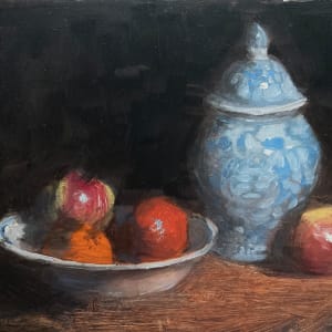 Chinese Pot & Apples