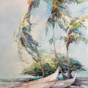 Duke Kahanamoku Beach by Carolyn Majewski
