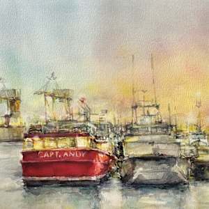 Harbor Nocturne by Carolyn Majewski