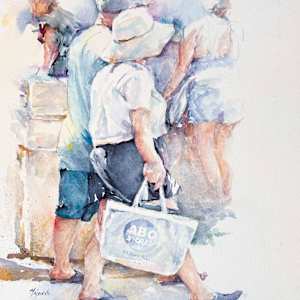Walking in Waikiki by Carolyn Majewski