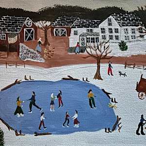 Ice Skating With Family & Friends by Lee Gray