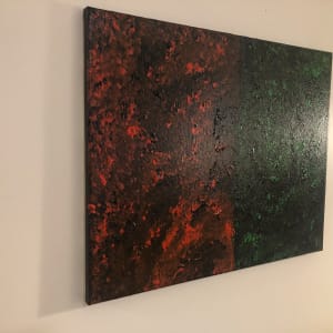 Harmonic Contrast by Joshua Perez  Image: Acrylic painting on the wall side