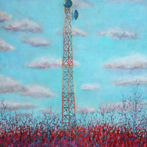 Microwave Cell Tower at Millennium Park by Elaine Dalcher