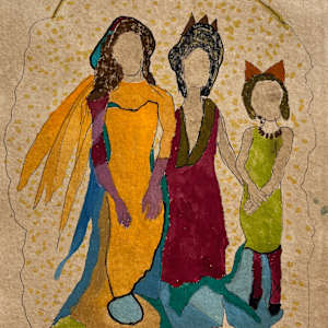 Three Sisters Posing by Helen DeRamus, Image 1.