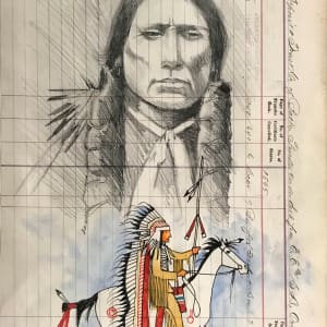 Quanati Parker 1845-1911 Comanche Chief by Daniel Long Solider
