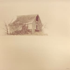 Old Barn in Snow by Thomas Mangelsen