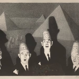 Shrine Quartet by Grant Wood