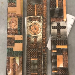 Abstract Copper Relief by Olga Stepanek