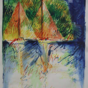 Sailing Boats by Arthur Towata