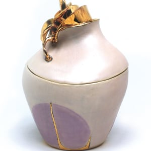 GOLD PINK BOX by Laurence Elle Groux 