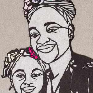 Mother and Daughter by Janelle Washington 