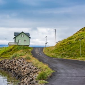 Little House on the Road - Hofsos, Iceland