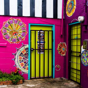 Funky Pink Door, New Orleans