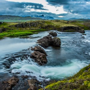 Rocky Waterfall - Iceland