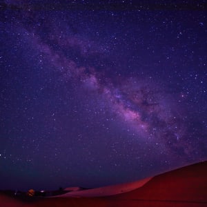 Milky Way over the Sahara Desert - Morocco by Jenny Nordstrom